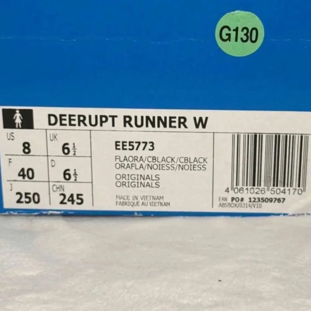 Adidas Deerupt Runner “Flash Orange Multi” – EE5773 | 8W